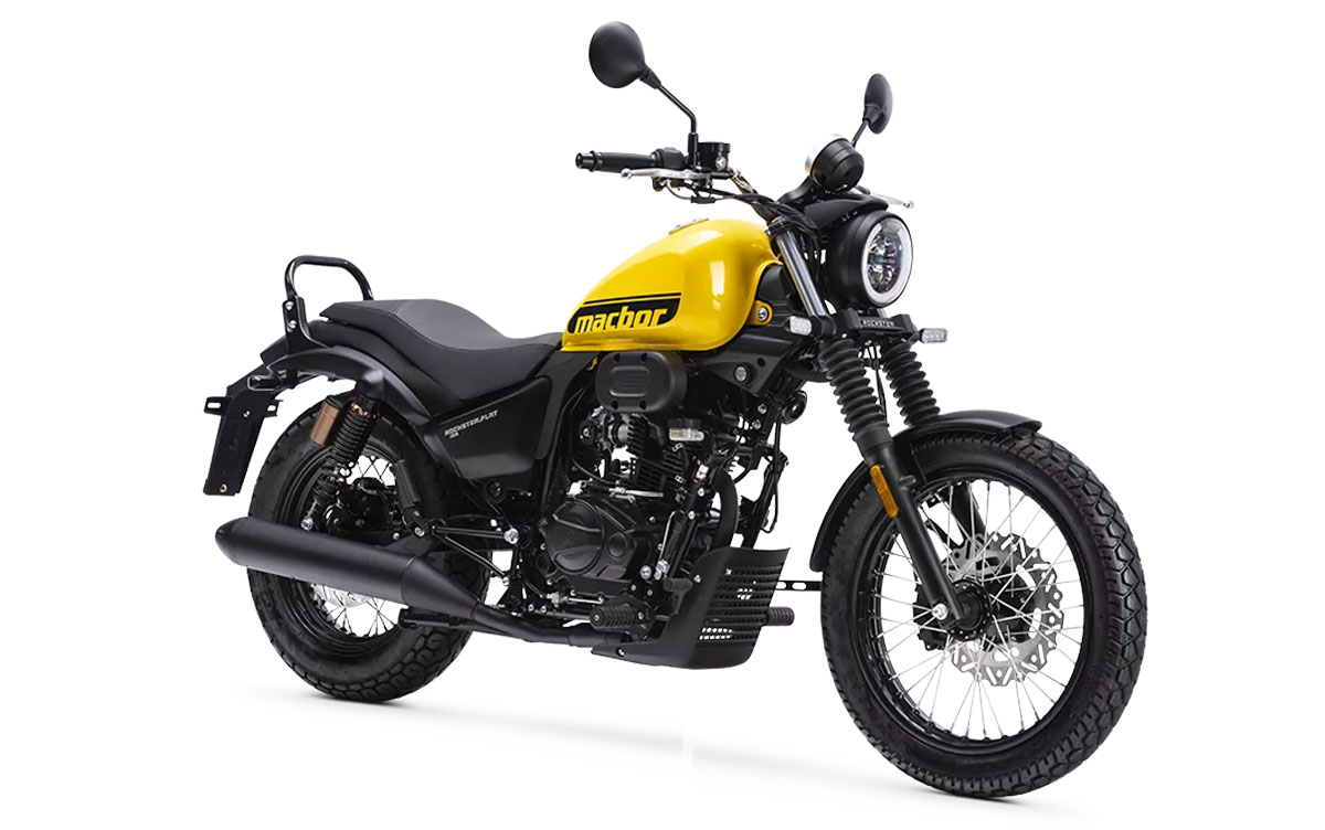 MACBOR Rockster FLAT 125 JAUNE